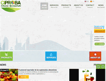 Tablet Screenshot of ciproba.com